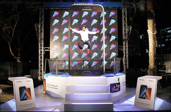 #iamlikethis: Red Festers Jump the Night Away on Samsung's Trampoline