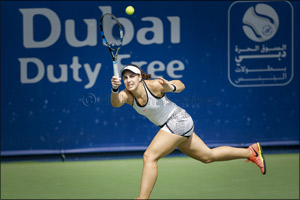 Wang ends Mladenovic Campaign at Dubai Duty Free Tennis Championships