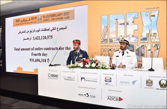 IDEX 2017 Day 4: UAE Armed Forces Signs Deals worth more than AED 3.422 billion