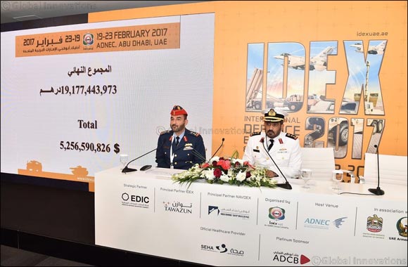 IDEX 2017 Day 5: UAE Armed Forces Signs Deals worth more than AED 344 Million