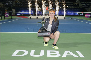 Svitolina Beats Wozniacki to Claim Dubai Duty Free Tennis Championships Title