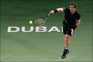 Wawrinka Upset but Murray Wins at Dubai Duty Free Tennis Championships