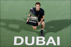 Andy Murray Wins 25th Anniversary Dubai Duty Free Tennis Championships Final