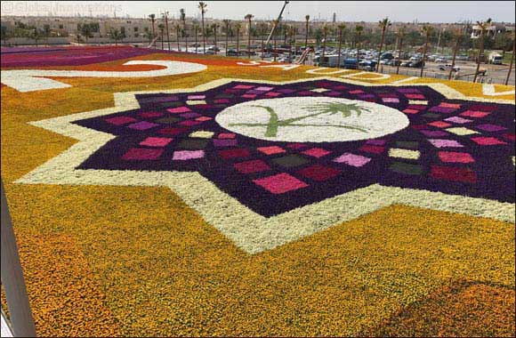 Royal Commission of Jubail & Yanbu Reclaim the Guinness World Record Title for Largest Carpet of Flowers'