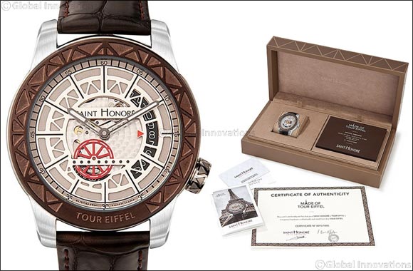 SAINT HONORE introduces the first watch made out of steel from the Eiffel Tower