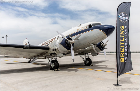 Legendary Breitling DC-3 touches down in Dubai as part of record-breaking world tour