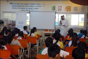 MBRSC visited Ambassador School as a part of the Year of Giving initiatives