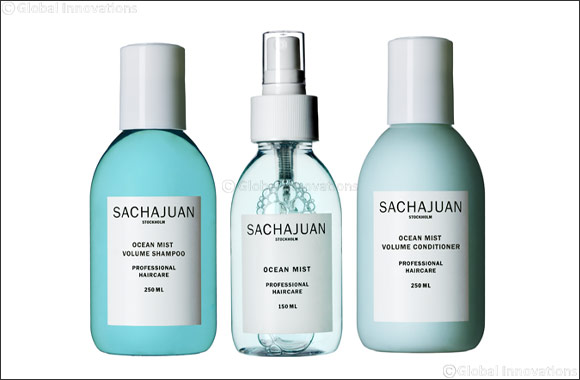 Care for your hair this summer with SACHAJUAN's Ocean Mist Range