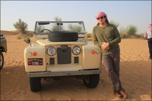 Josh McDermitt of The Walking Dead Enjoys a Real Emirati Experience During His Visit to Dubai