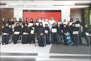 Young Emiratis Celebrating Career Growth at UAE Exchange