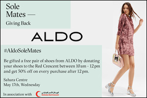 Aldo Solemates Red Crescent event - 17th May, 2017