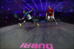 Former World Number Ones Gaultier, Ashour, Elshorbagy and Willstrop to Meet in Dubai World Series Finals Draw