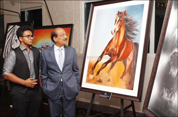 Teenage artist Aamir Kudel visualizes life with his debut solo exhibition in Dubai