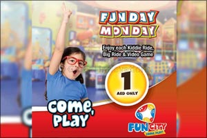 AED 1 for unlimited FUN! All you need to know about Funday Monday at Fun City.