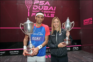 Massaro and Elshorbagy Triumph in PSA Dubai World Series Finals