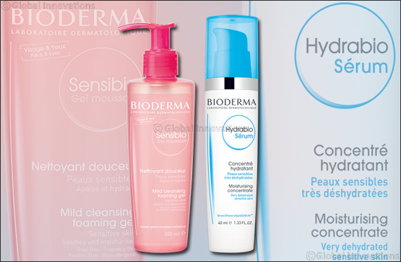 BIODERMA Hydrabio Serum and Sensibio Gel moussant