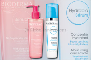 BIODERMA Hydrabio Serum and Sensibio Gel moussant