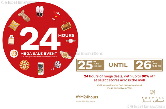 Yas Mall Launches First-Ever 24 Hours Mega Sale in Abu Dhabi from 25th June  26th June