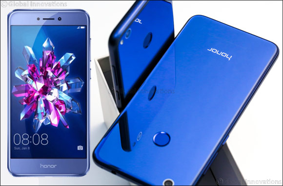 The sleek looking Honor 8 Lite launches a new blue colour in the Middle East