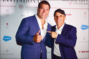 Rugby Star Schalk Brits Tops Host of Celebrities at the Costa Smeralda Invitational 2017