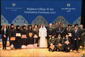 His Highness Sheikh Hamed bin Zayed Al Nahyan Attends First Graduation Ceremony of Brighton College Al Ain