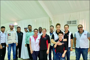 G4S, in partnership with UAE Red Crescent, helps distribute free Iftar meals at Jebel Ali tents