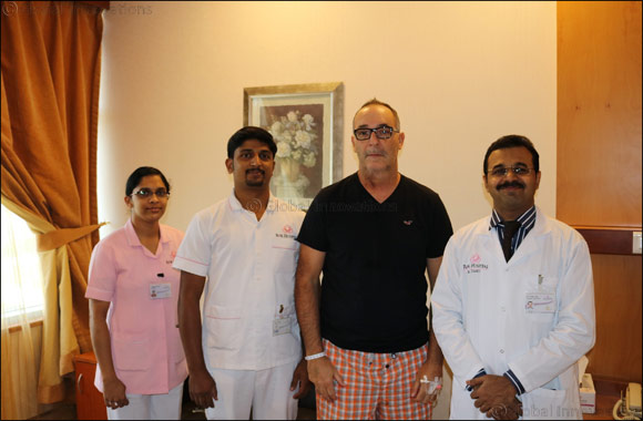 American teacher finds relief from years of pain at RAK Hospital