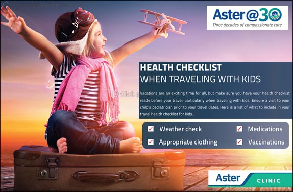 Travelling with children - Health planning before travel.