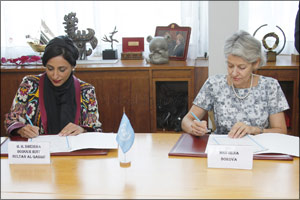 Bodour Al Qasimi Signs MoU with UNESCO to Enhance Cultural Cooperation