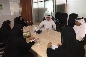 Dubai Public Library Receives a Delegation from Dubai Customs Knowledge Club