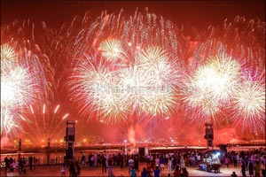 Twice the Magical Fireworks at Dubai Festival City on the first day of Eid