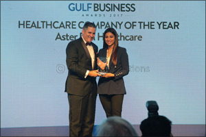 Aster DM Healthcare bags Gulf Business Awards-2017 for the “Healthcare Company of the Year” category.