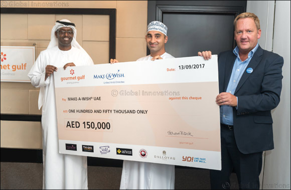 Gourmet Gulf Raises AED 150,000 for children to Make-A-Wish'