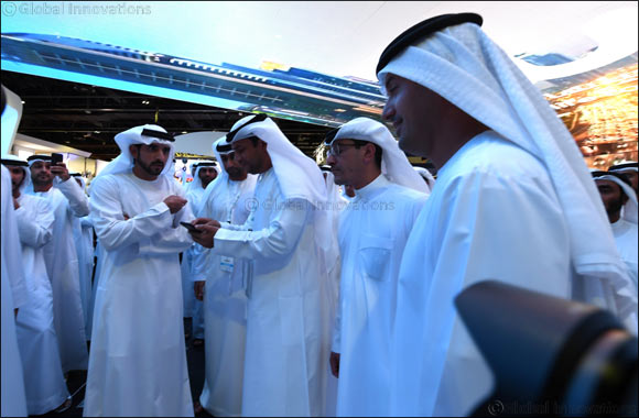 His Highness Sheikh Hamdan bin Mohammed bin Rashid Al Maktoum Experiences the Transformational Technology Paradigm at du's Stand on Day One of GITEX 2017