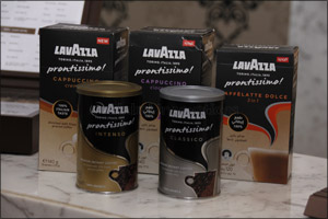 The great taste of Lavazza coffee now available in an instant!