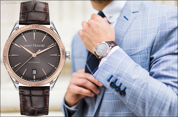 Monceau Automatic in rose gold strikes a note of understated elegance and classic style