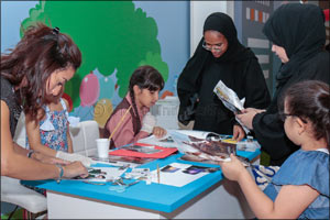 Unique Creative Workshops from Sajaya Young Ladies of Sharjah At Sharjah International Children's Film Festival