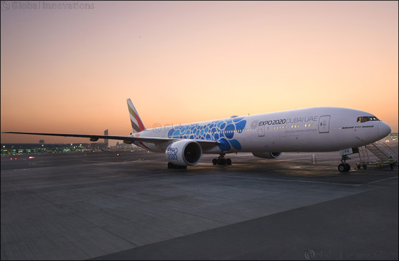 Emirates unveils aircraft with new Expo 2020 Dubai livery