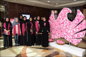 Dubai Customs organizes an assembly in support of breast cancer