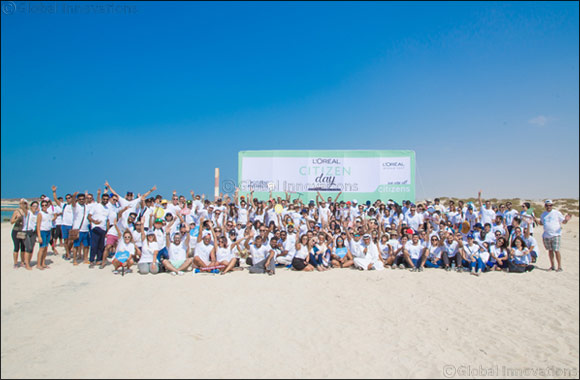 L'Or�al Middle East's employees lead beach clean-up on 5th Citizen Day Celebration
