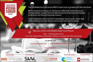 Middle East Food Forum (MEFF) to host its 2nd edition co-located with SIAL Middle East in Abu Dhabi
