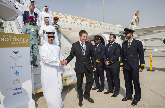 Etihad Airways Showcases Innovation to Royalty at Dubai Airshow