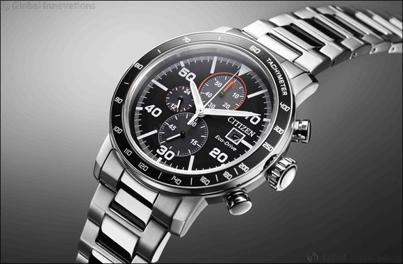 CITIZEN Eco-Drive Chronograph exudes sporty elegance