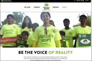 Green Hope on Former US Vice President Al Gore's 24 Hours of Climate Reality telecast