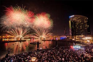 Four Fireworks Displays at Dubai Festival City Mall To Ring in the New Year