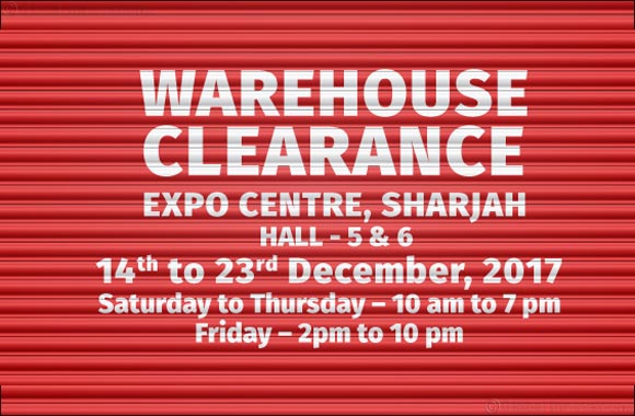Refurnish for the holidays at the Warehouse Clearance Sale by PAN Emirates Home Furnishing