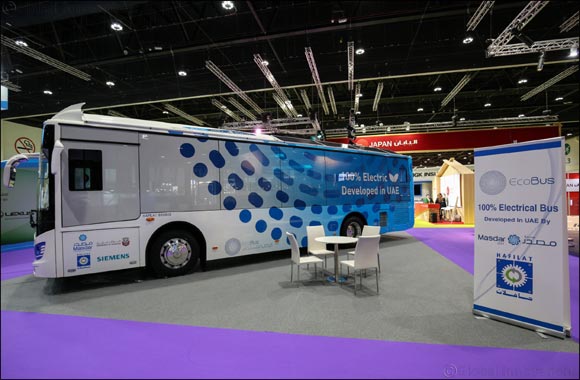 Masdar unveils locally manufactured all-electric Eco-Bus  at Abu Dhabi Sustainability Week 2018