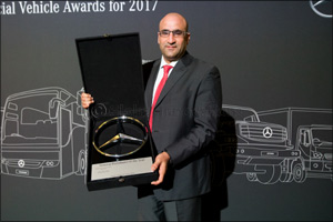 Emirates Motor Company Commercial Vehicles wins two prestigious titles at the 2018 Mercedes-Benz Commercial Vehicles MENA Conference