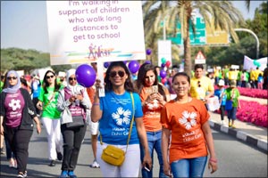 15,000 participate in the Dubai Cares' annual Walk for Education 2018 in support of children's right to education