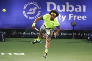 Marcos Baghdatis Makes a Winning Start at Dubai Duty Free Tennis Championships